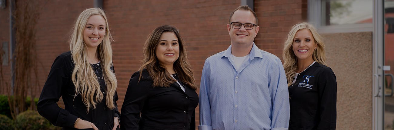Doctor Shively and his dental team