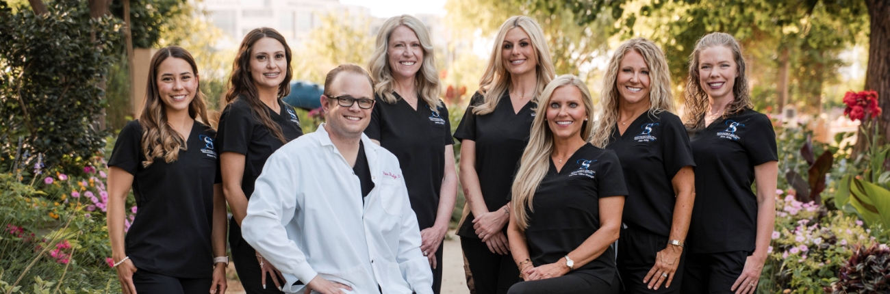 Doctor Shively and his dental team