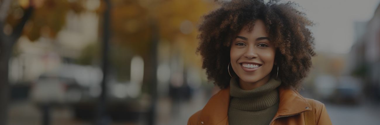 Woman smiling due to  Special Offers